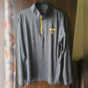 Gray Tennessee Volunteers Quarter-Zip